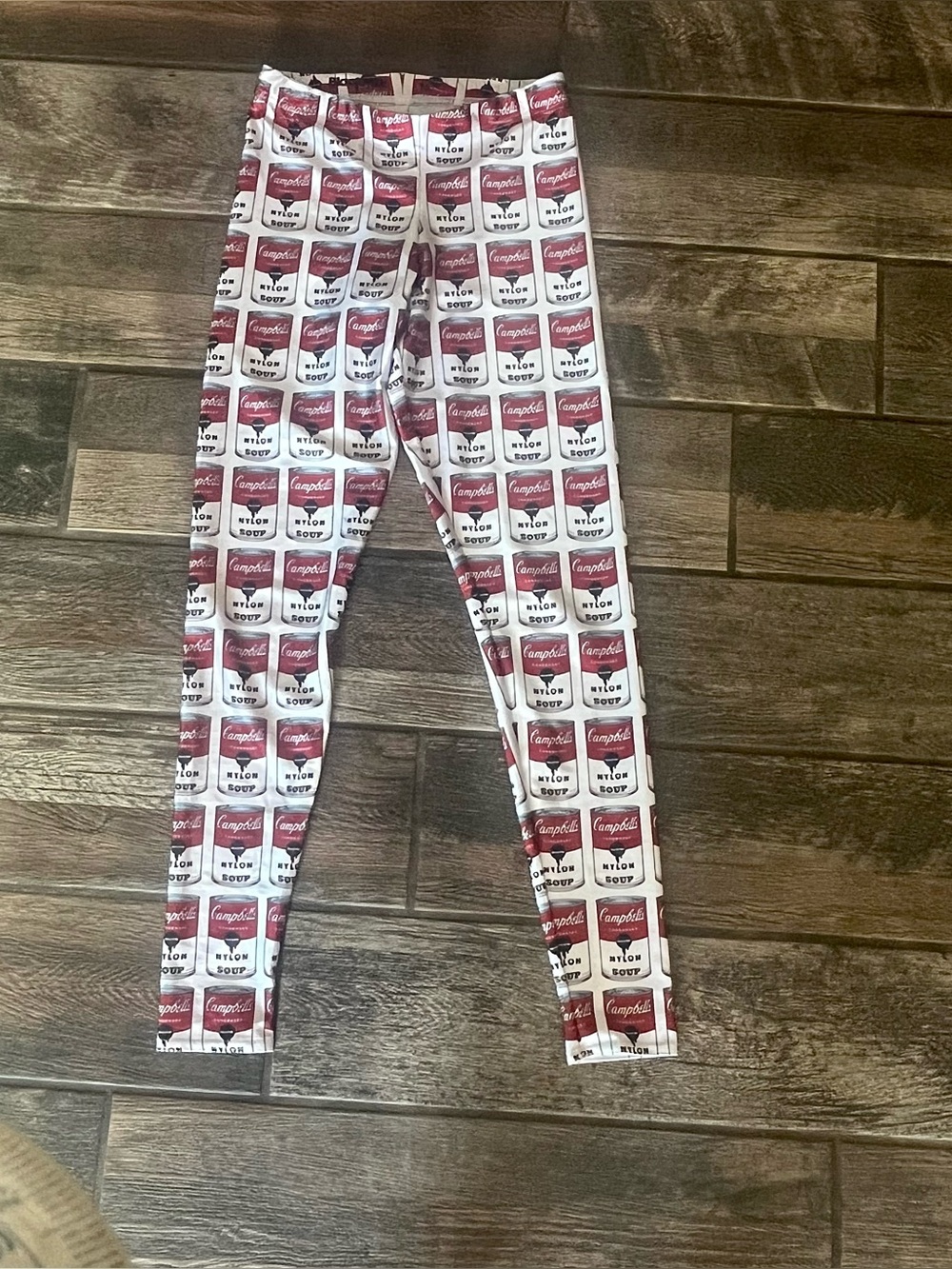 BlackMilk Campbell’s Soup can print leggings M